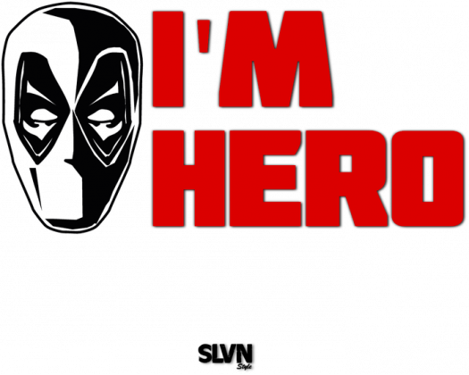 Deadpool I'm Hero Bluza męska 2