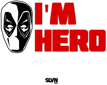 Deadpool I'm Hero Podkładka pod myszkę