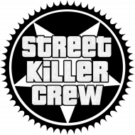 Koszulka SK Crew zębatka black&white