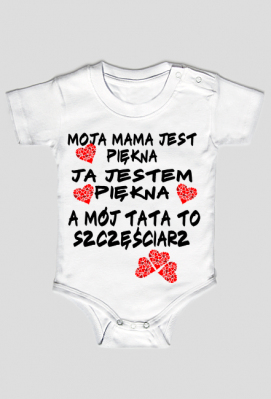 Śpioszki Body Moja mama jest piękna - GUCIO SHOP
