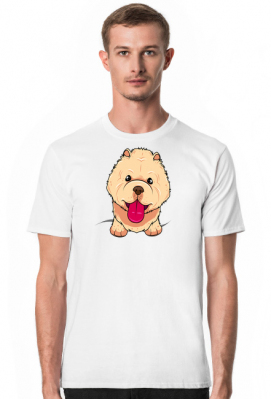 Koszulka męska pupil piesek S M L XL XXL - GUCIO SHOP