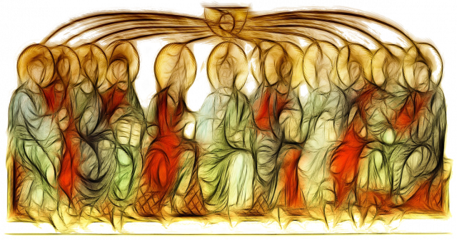 Koszulka męska zesłanie ducha świętego Jezus