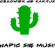 Koszulka damska kaktus zielona