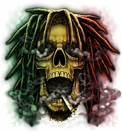 Rasta Smoke - Koszulka Męska