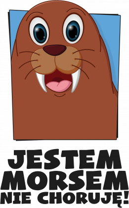 JESTEM MORSEM - LOGO KLATKA + PLECY