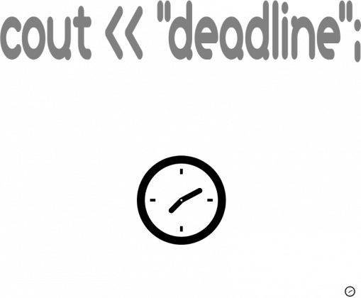 Bluza deadline C++ - koszulki dla informatyków/programistów