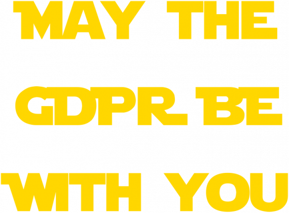 MAY THE GDPR BE WITH YOU ZLOTO (damska)