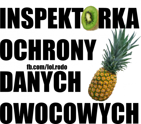 Inspektorka ochrony danych osobowych (kubek lewe ucho)