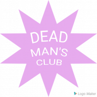 dead man's club tee pink star logo