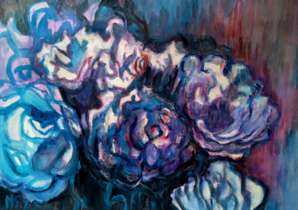 Blue roses