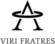 Kubek z logo Viri Fratres i napisem