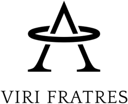 Kubek z logo Viri Fratres i napisem