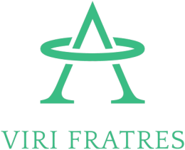 Kubek z logo Viri Fratres i napisem