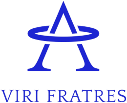 Kubek z logo Viri Fratres i napisem