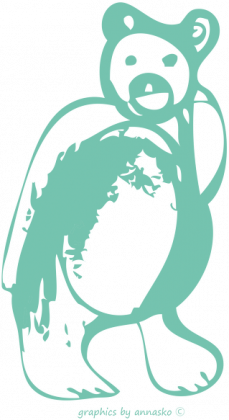 Torba z misiem miętowym