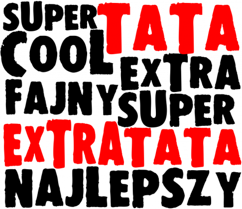 Koszulka dla taty - Super Extra Cool Tata