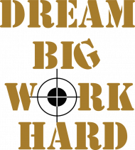 KOSZULKA MĘSKA - dream big work hard