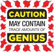 Caution May Contain Trace Amounts of Genius | Koszulka dla szachistki
