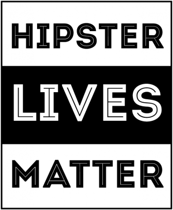 Zabawna Koszulka Hipsterska - Hipster lives matter