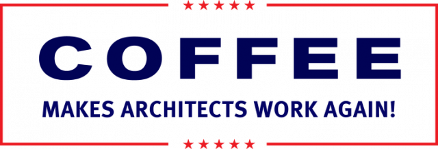Prezent dla Architekta - Coffee makes architects work again!