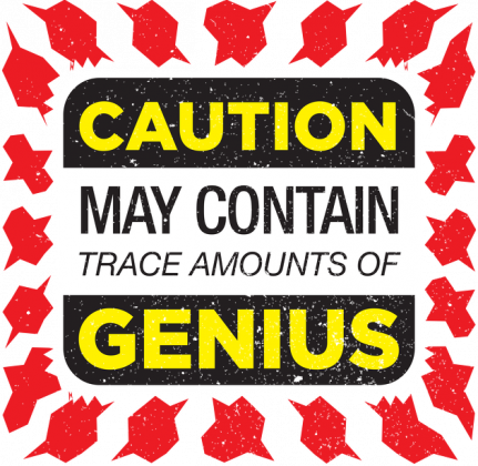 Caution May Contain Trace Amounts of Genius | Koszulka dla szachisty