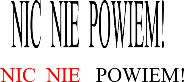 Nic nie powiem