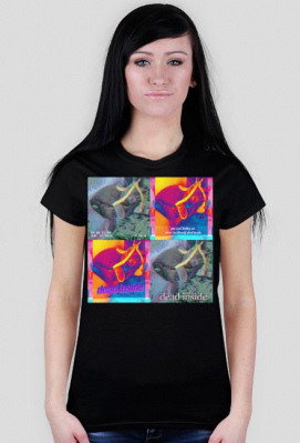 Banana cat collage female shirt - Cyanide