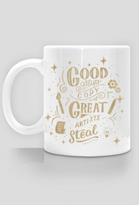 Wo. Cup - Great Artist Steal - Graphic Designer GOLD - WO. Style