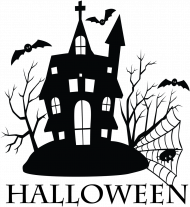 halloween -zamek-nietoperze