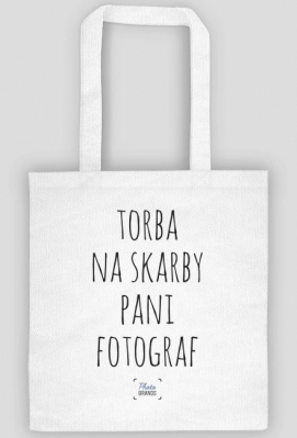 Torba na skarby pani fotograf (BIAŁA) - Photo Brands