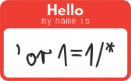koszulka męska prezent dla informatyka programisty na mikołajki pod choinkę, na urodziny  - hello my name is 'or 1=1