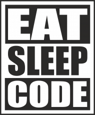 Koszulka damska dobra na tani prezent dla programisty, informatyka, pod choinkę, na mikołajki, na urodziny - Eat, sleep, code
