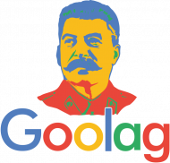 Damska bluza bez kaptura, tani prezent dla programistki - Goolag Stalin (Google)