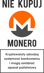 Koszulka idealna na ciekawy prezent dla fana kryptowalut i technologii blockchain - Nie kupuj Monero