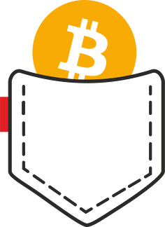 Bitcoin w kieszeni