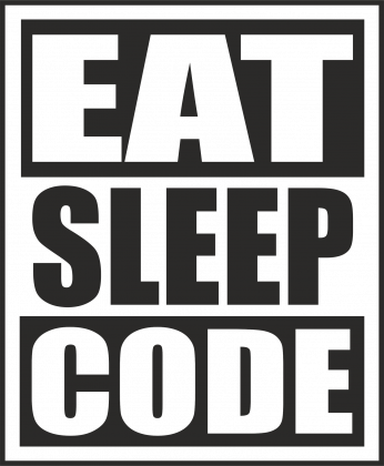 Śmieszna koszulka męska idealna na tani prezent dla informatyka, programisty, na mikołajki, na urodziny, pod choinkę - Eat, sleep, code