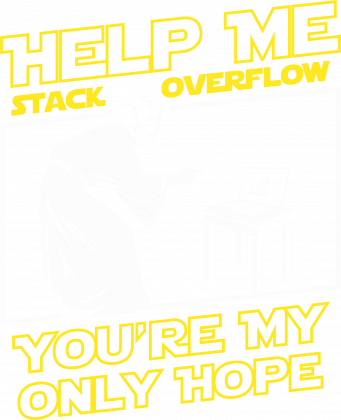 Śmieszna koszulka męska dobra na tani prezent dla informatyka, programisty, na mikołajki, na urodziny, pod choinkę - Help me stack overflow, you're my only hope