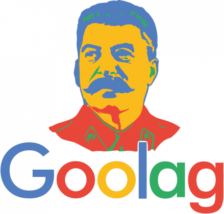 Koszulka "Google" dobra na tani i wesoły prezent dla programistek na walentynki, urodziny, pod choinkę - Goolag, Stalin Google
