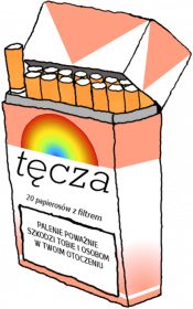 bluza PALENIE TĘCZY - LGBT