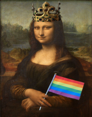 podkładka pod myszkę RAINBOW LISA - LGBT