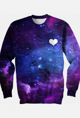 Bluza Galaxy Serce - AwesomePrint