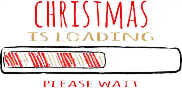 Christmas is loading