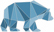 Koszulka Geometryczny Niebieskawy Niedźwiedź
