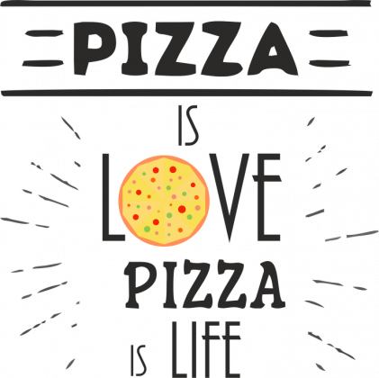 Pizza is love eko torba