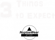 NuptseWear - koszulka z napisem  3 Things to Expect
