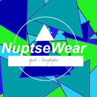 Nuptsewear- koszulka z oryginalnym logo i małym logo na plecach