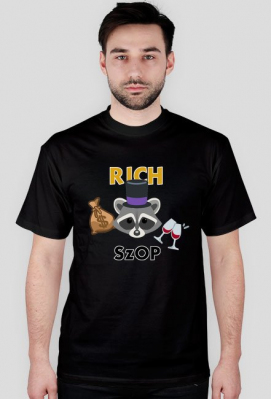 Rich SzOP T-Shirt Męski - Iniekowski Szoping!
