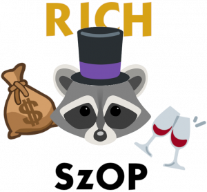 Rich SzOP T-Shirt Męski - nadruk