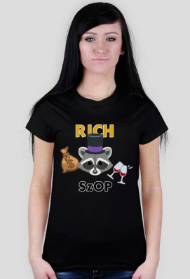 Rich SzOP T-Shirt Damski - Iniekowski Szoping!