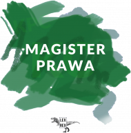Magister prawa - zielony - T-shirt damski